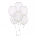 BALONY transparentne 30cm 6szt