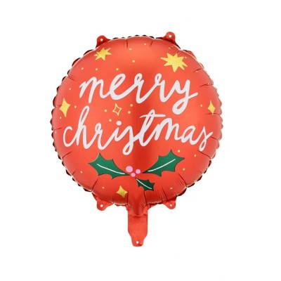 BALON świąteczny foliowy Merry Christmas 45cm