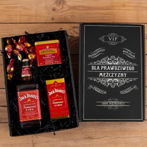 PREZENT świąteczny w boxie Jack Daniels Fire MEGA MD4