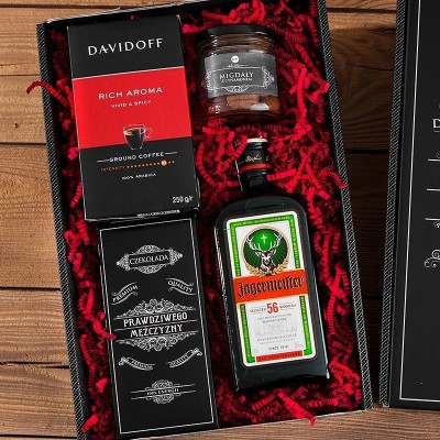 PREZENT świąteczny dla mężczyzny firmowy Jagermeister DUŻY MD10