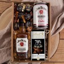 PREZENT świąteczny firmowy dla Niego Z PODPISEM Zestaw Jim Beam MAŁY